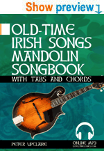 Old-Time Irish Songs - Mandolin Songbook for Beginners with Tabs and Chords