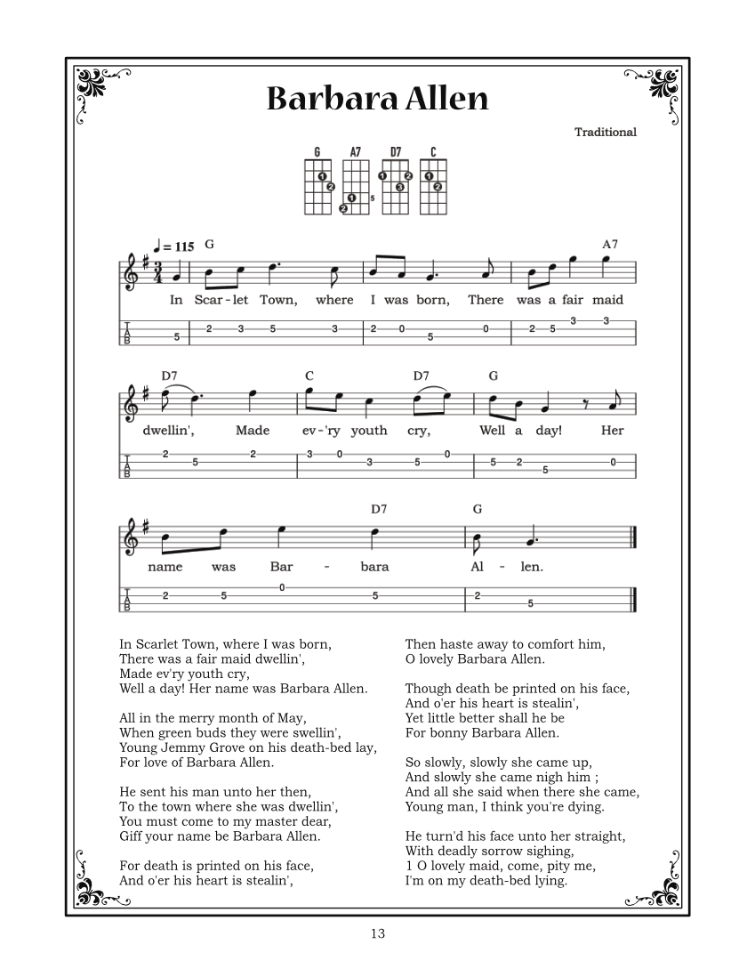 40 Old Time Bluegrass Songs Mandolin Songbook for Beginners with Tabs